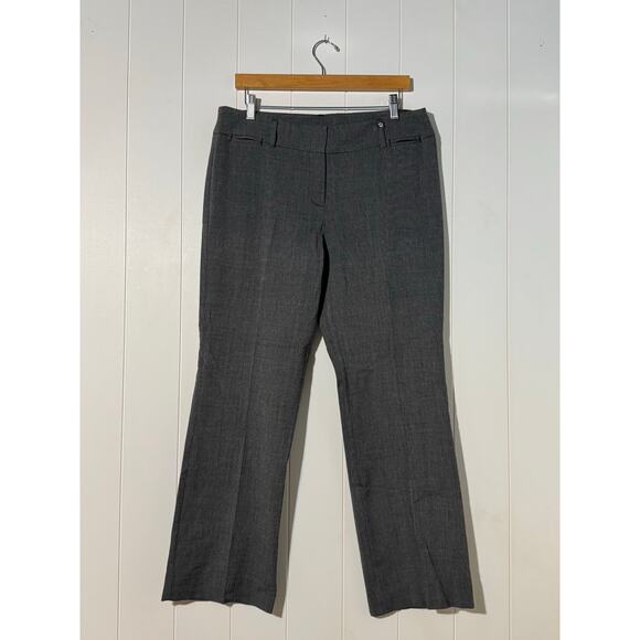Anne Klein · Size 8 · Bootcut Trousers · Stretch Blend · Charcoal Gray - Picture 1 of 11
